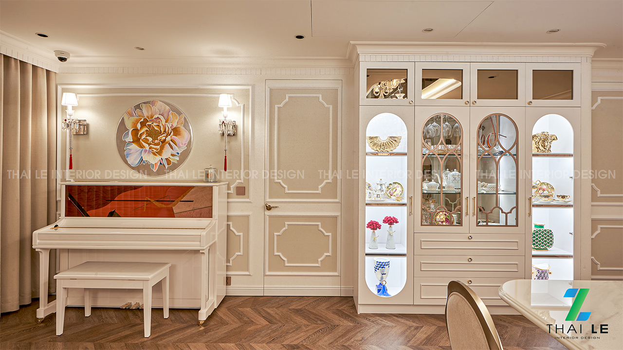 Thi công nội thất căn hộ H17.05 The Peak Q7 - 220M2